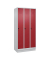 Spind Classic PLUS lichtgrau, rubinrot 080020-30 S10001, 3 Schließfächer 90,0 x 50,0 x 195,0 cm